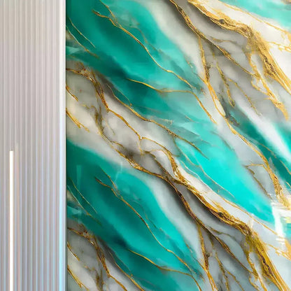 Carreaux de vinyle marbrés (2.7 m x 1 m)