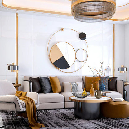 Carreaux de vinyle marbrés (2.7 m x 1 m)